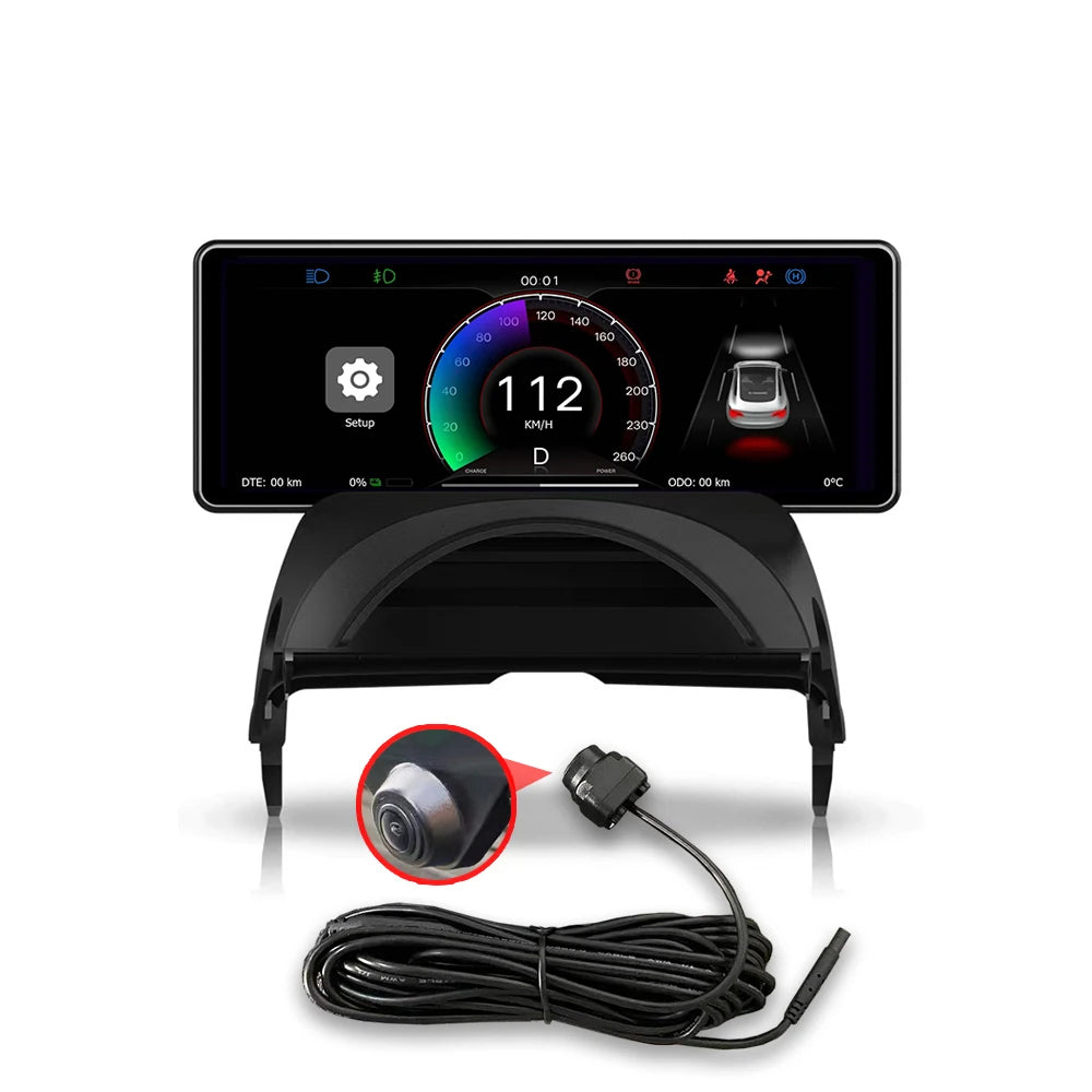 T6 CarPlay/Android Auto Steering Wheel Touch Screen Display For Model 3/Y