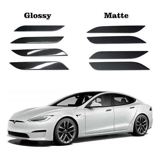 Genuine Carbon Fiber Door Handle Cover for Model S