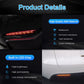 Fishbone Style Rear Bumper Reflector Lights for Tesla Model 3/Y