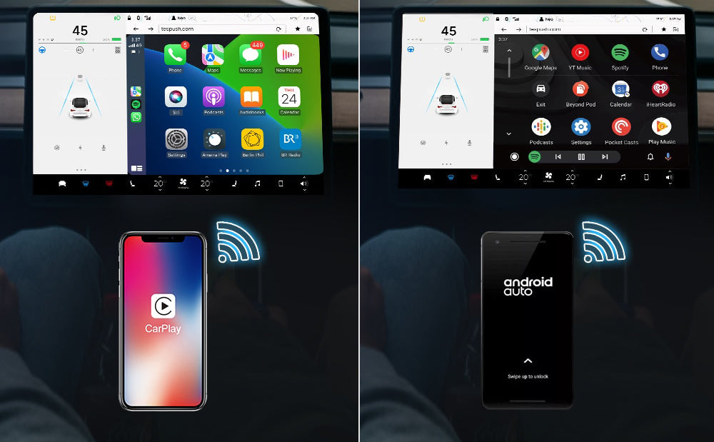 Carplay/ Andorid Auto Box for Tesla Model 3/Y/S/X